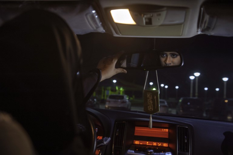 Women in Saudi Arabia officially drive for the the first time after lifting long-ban on female drivers. (Photo: AFP)